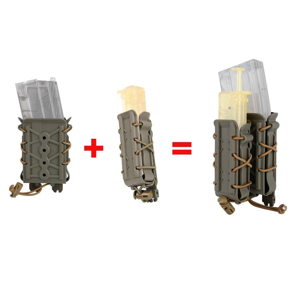 CTX-2™ Double Mag Pouch (Rifle + Pistol) (Cord-Tension eXoshell)